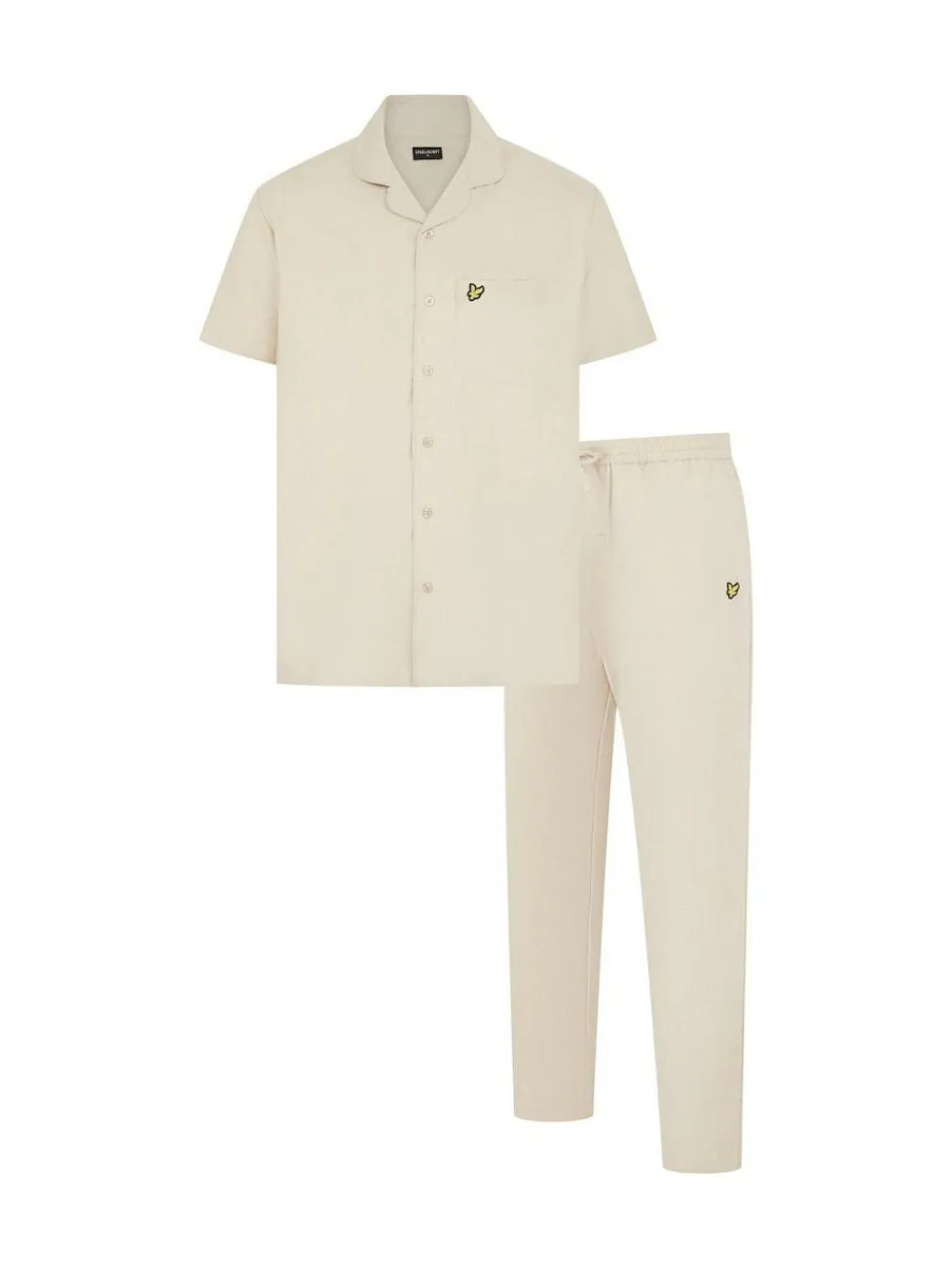 Outlet Lyle & Scott Cream Remmington Sleep Set