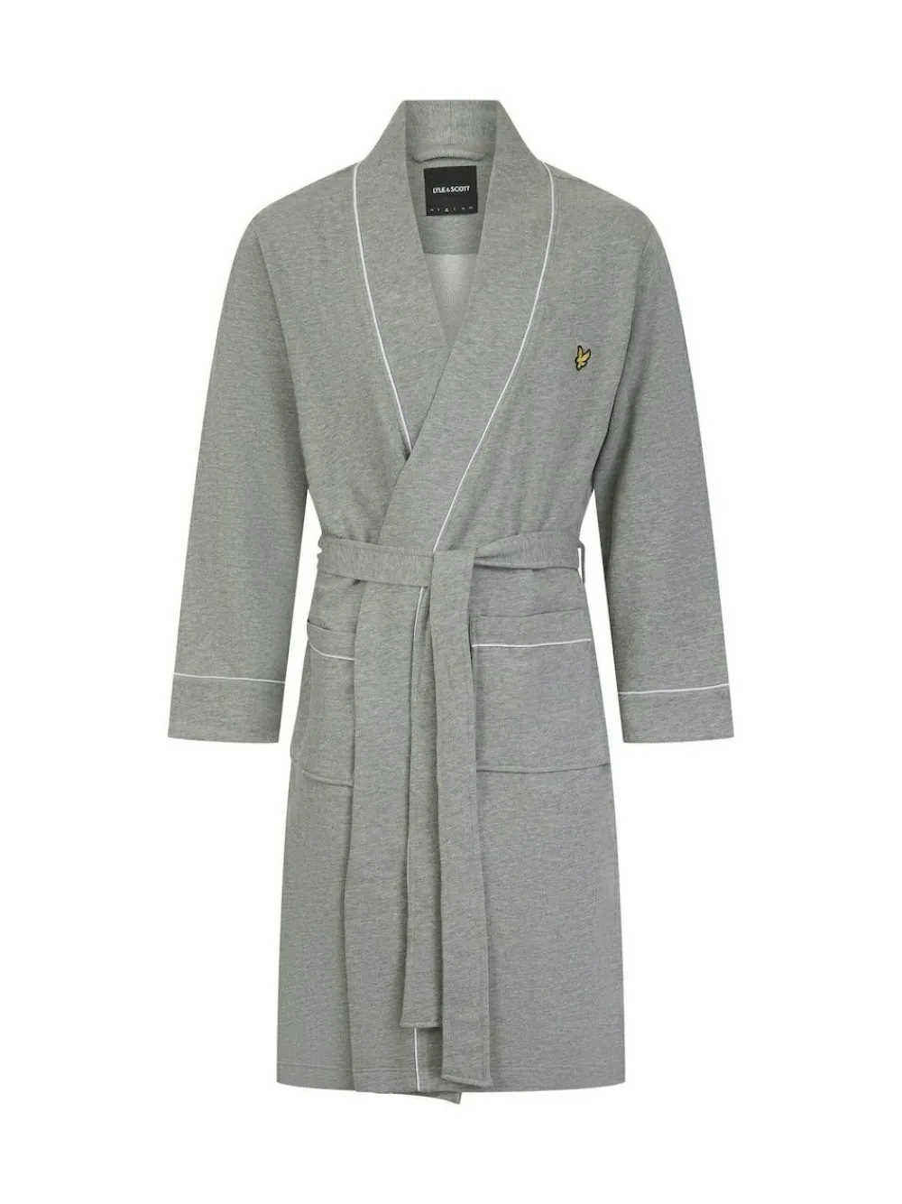 Discount Lyle & Scott Kobe Kimono Robe Grey