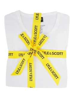 Sale Lyle & Scott Grey/White Charlie Loungewear Set