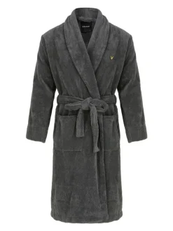 Sale Lyle & Scott Light Grey Dressing Gown