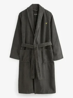 Sale Lyle & Scott Light Grey Dressing Gown