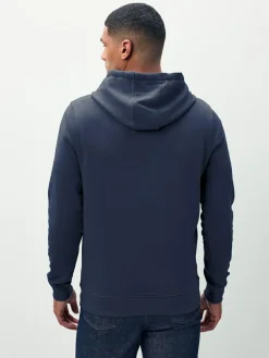 Hot Lyle & Scott Navy Pullover Hoodie