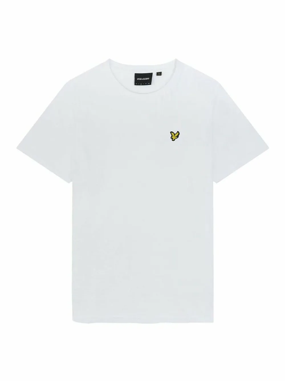 Lyle & Scott White Crew Neck Cotton T-Shirt