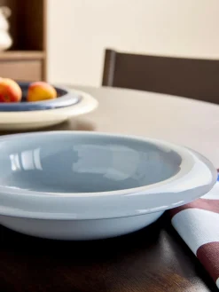 MADE.COM Set of 4 Blue Quell Pasta Bowls^ Dinner Sets & Pasta Bowls|Branded Kitchenware