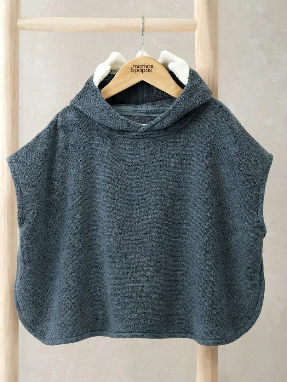 Mamas & Papas Blue Character 3D Fin Towelling Poncho^BOY Swimwear|Swimwear