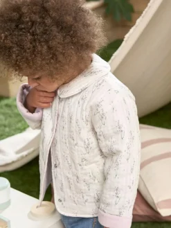 Mamas & Papas Blue Lavender Embroidered Jeans