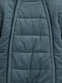 Best Mamas & Papas Blue Quilted Cord Pramsuit