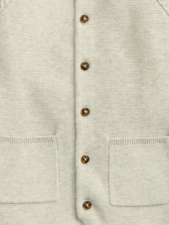 New Mamas & Papas Brown Collared Knit Romper