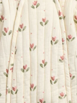 Sale Mamas & Papas Cream Tulip Print Pramsuit