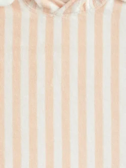 Mamas & Papas Pink Flower Petal Striped Towelling 100% Cotton Poncho^ Swimwear|Swimwear