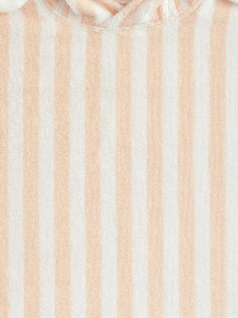 Mamas & Papas Pink Flower Petal Striped Towelling 100% Cotton Poncho^ Swimwear|Swimwear