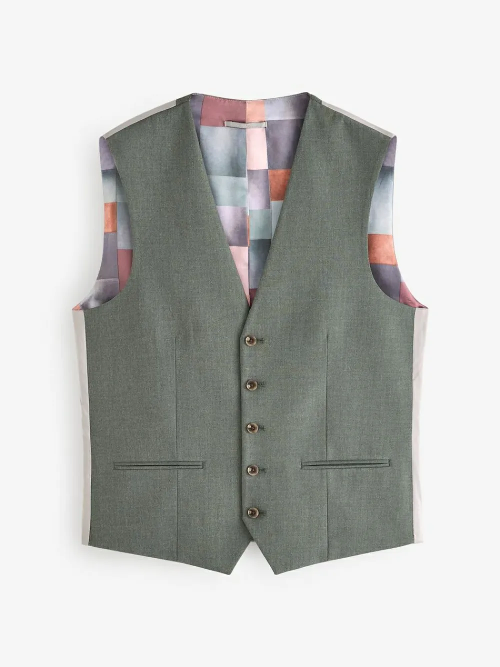 Next Regular Fit Motionflex Stretch Waistcoat^ Vests