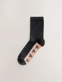 Next Marrakesh Mix Print Footbed Ankle Socks 5 Pack^Women Socks & Tights