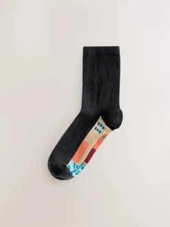 Next Marrakesh Mix Print Footbed Ankle Socks 5 Pack^Women Socks & Tights
