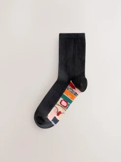 Next Marrakesh Mix Print Footbed Ankle Socks 5 Pack^Women Socks & Tights