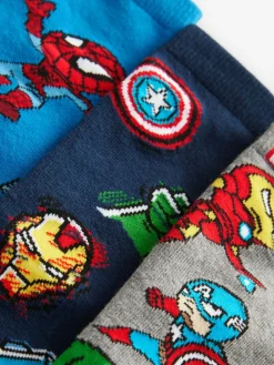 Next Marvel Avengers Superhero Cotton Rich Socks 3 Pack^BOY Socks