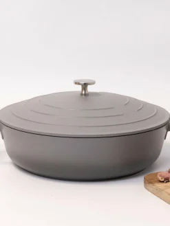 Sale Masterclass Grey 4L Shallow Casserole Dish
