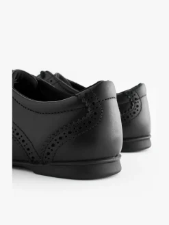 Next Standard Fit (F) Leather Brogue Lace-Up School Shoes^ Shoes