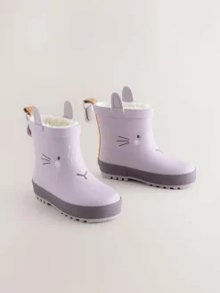 Discount Next Mauve Purple Bunny Chelsea Wellies