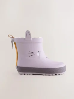 Discount Next Mauve Purple Bunny Chelsea Wellies