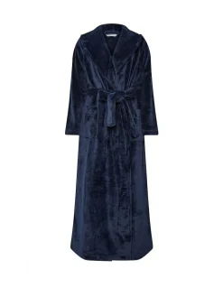 Best M&Co Blue Super Luxe Shawl Maxi Robe