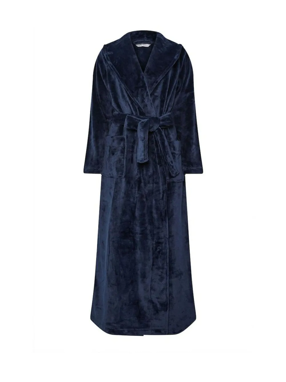 Best M&Co Blue Super Luxe Shawl Maxi Robe