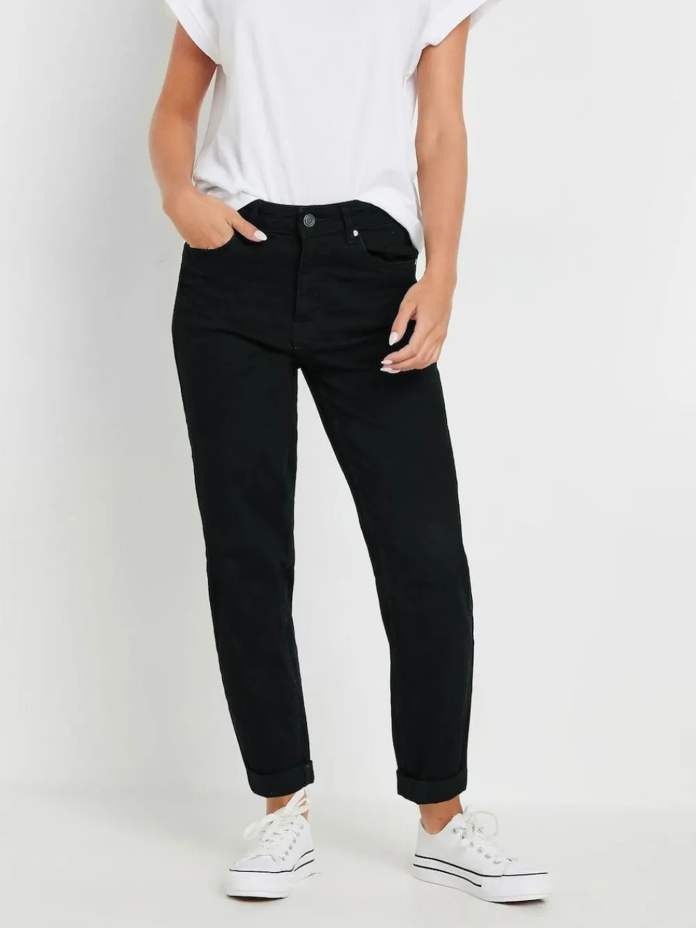 M&Co Dark black Mom Jeans