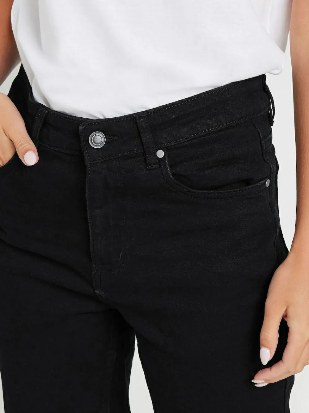 M&Co Dark black Mom Jeans