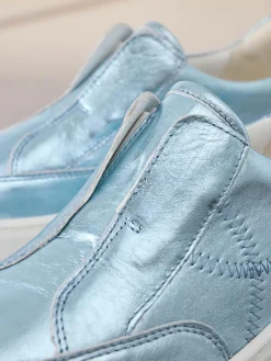 Next Slip On Signature Leather Chunky Wedge Platform Trainers^Women Sneakers