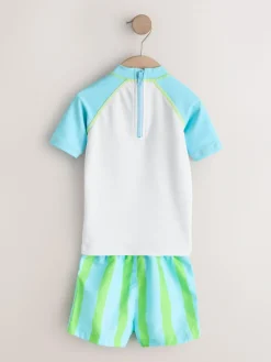 Next Rash Vest and Swim Shorts Set (3mths-7yrs)^BOY Swimwear|Swimwear