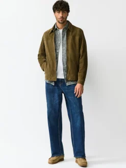 Next Mid Blue Baggy Fit Authentic Stretch Denim Jeans^ Jeans|Jeans