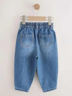 Hot Next Mid Blue Denim Barrel Jeans (3mths-7yrs)