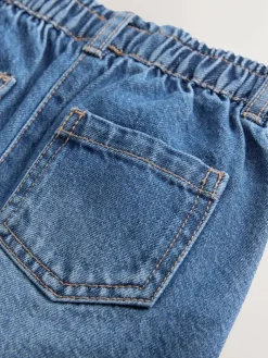 Hot Next Mid Blue Denim Barrel Jeans (3mths-7yrs)