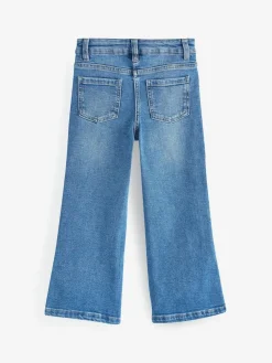 Outlet Next Flare Jeans (3-16yrs) Mid Blue Denim