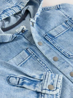 Next Denim Hooded Overshirt (3mths-7yrs)^BOY Coats, Jackets & Pramsuits|Coats, Jackets & Pramsuits
