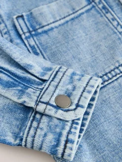 Next Denim Hooded Overshirt (3mths-7yrs)^BOY Coats, Jackets & Pramsuits|Coats, Jackets & Pramsuits