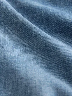 Next Mid Blue Denim Hourglass Mid Rise Stretch Slim Jeans^Women Jeans|Jeans