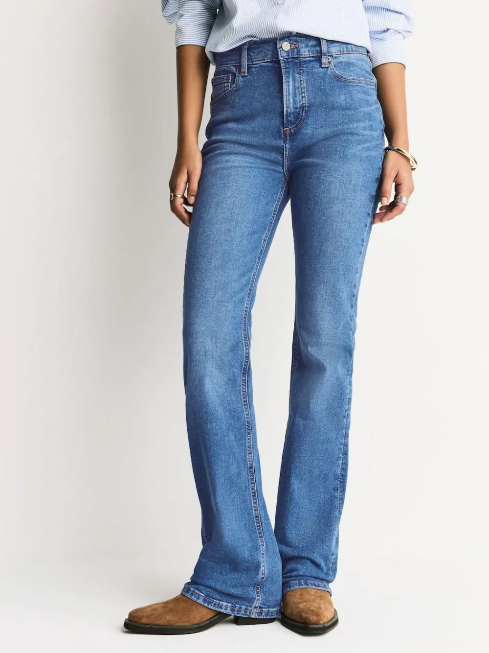 Next Mid Rise Stretch Bootcut Jeans^Women Jeans|Jeans