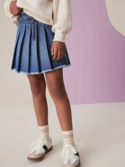 Next Denim Pleated Skirt (3-16yrs)^ Shorts & Skirts
