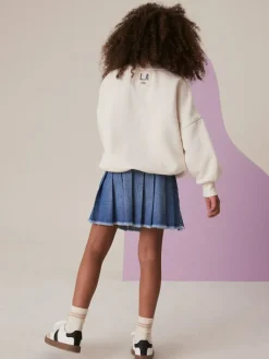 Next Denim Pleated Skirt (3-16yrs)^ Shorts & Skirts
