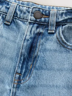 Next Mid Blue Denim Super-wide Fit Authentic Jeans (3-16yrs)^BOY Jeans|Jeans