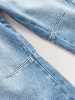 Next Mid Blue Denim Volume Barrel Jeans (3-16yrs)^ Jeans