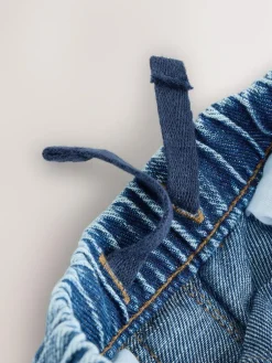 Next Cargo Jeans (3mths-7yrs) Mid Blue Dog