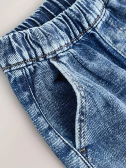 Next Cargo Jeans (3mths-7yrs) Mid Blue Dog