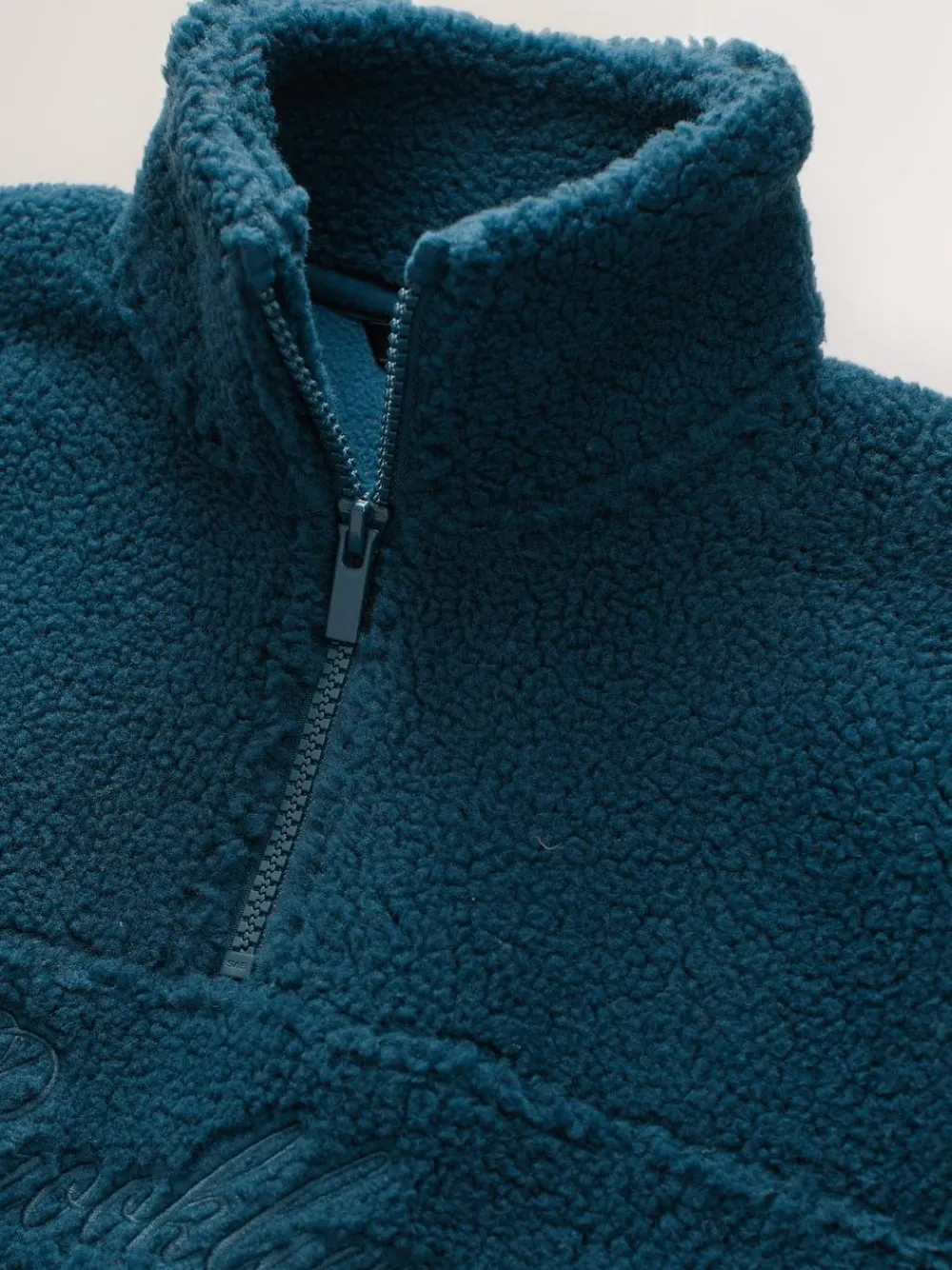 Next Funnel Neck Fleece (3-16yrs) Mid Blue