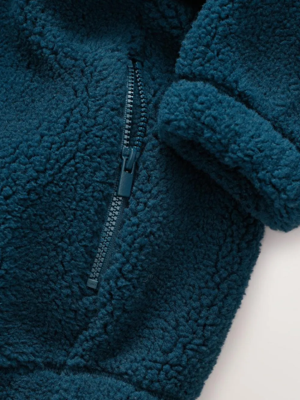 Next Funnel Neck Fleece (3-16yrs) Mid Blue