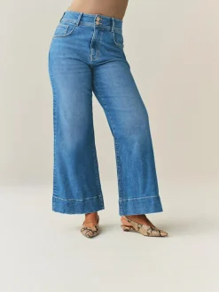 Next High Rise Stretch Wide Leg Hourglass Jeans^Women Jeans|Jeans