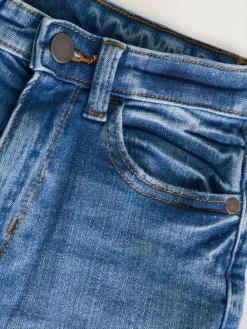 Outlet Next Mid Blue Loose Fit Stretch Jeans (3-17yrs)