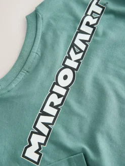 Next Mid Blue Mario Gaming T-Shirt (3-16yrs)^BOY T-Shirts