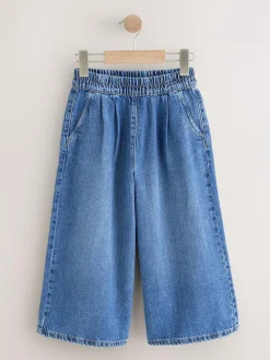 Next Pull On Wide Leg Jeans (6-16yrs)^ Jeans